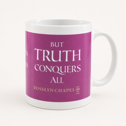 Truth Conquers All Mug (Pink)
