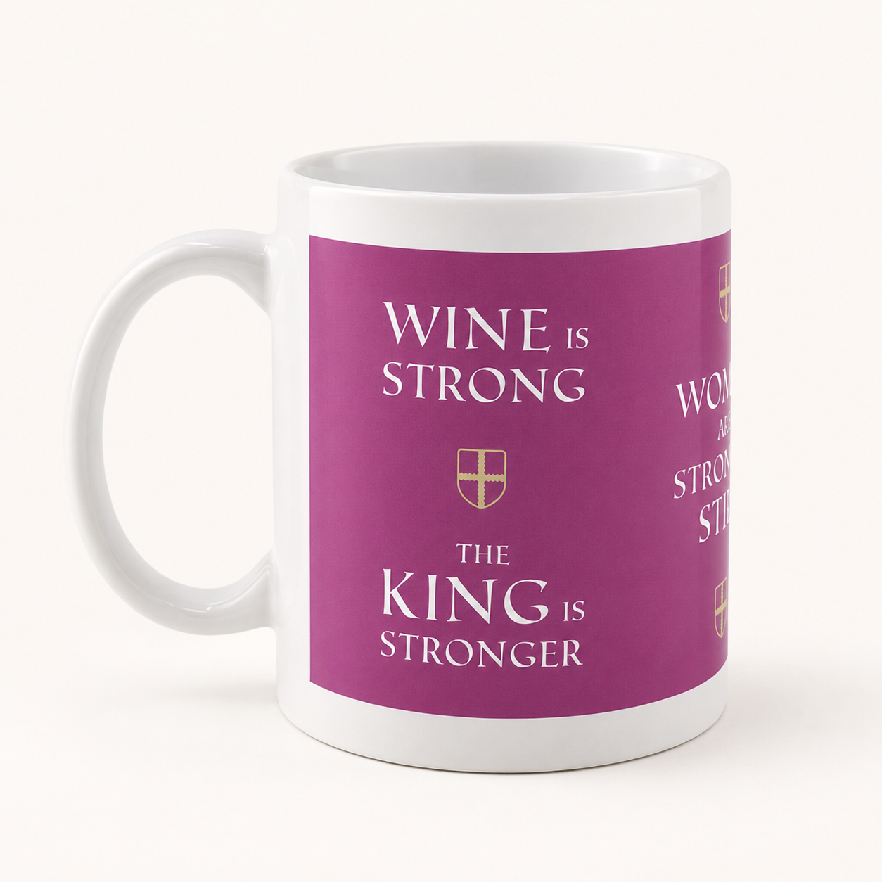 Truth Conquers All Mug (Pink)