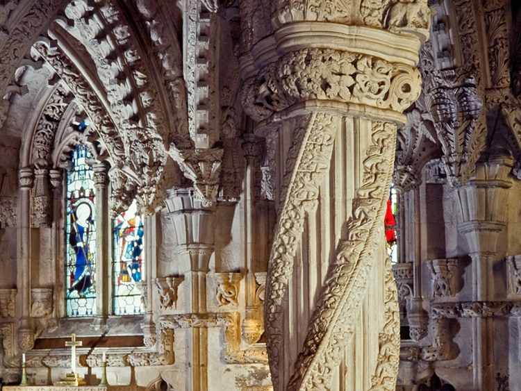 Apprentice Pillar - Rosslyn Chapel