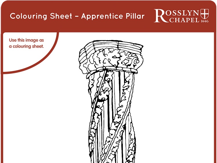 Apprentice Pillar - Colouring Sheet