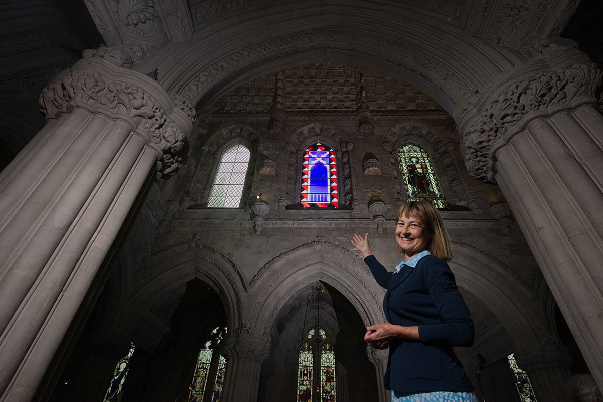 10-sarah-with-rosslyn-chapels-new-stained-glass-window