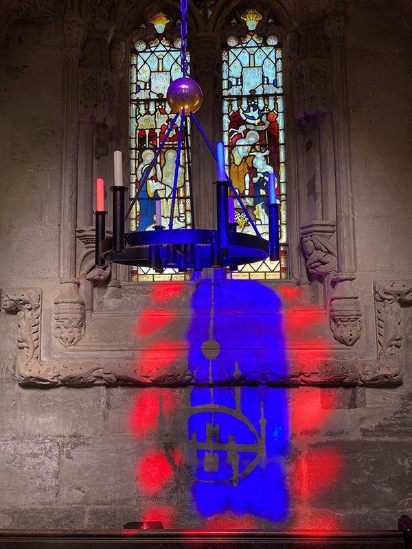 stained-glass-window-reflection-on-chandalier