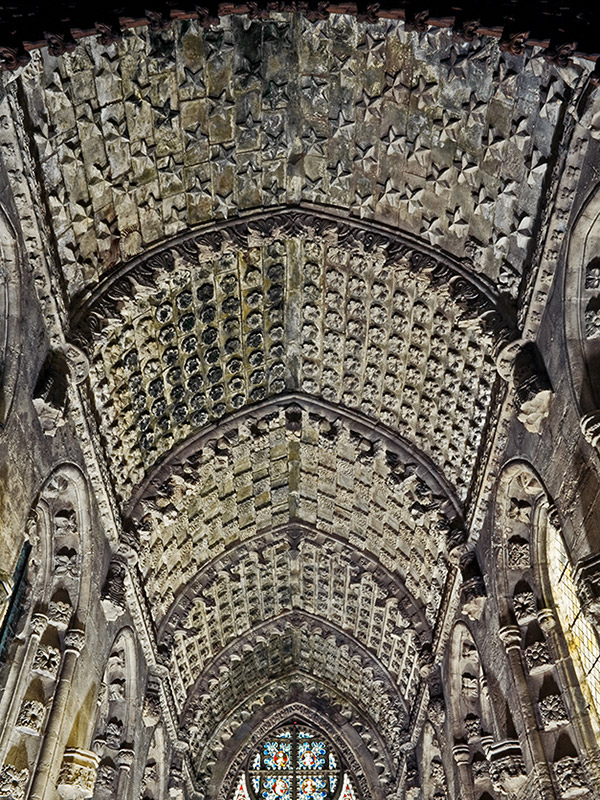 Rosslyn Chapel ceiling interior