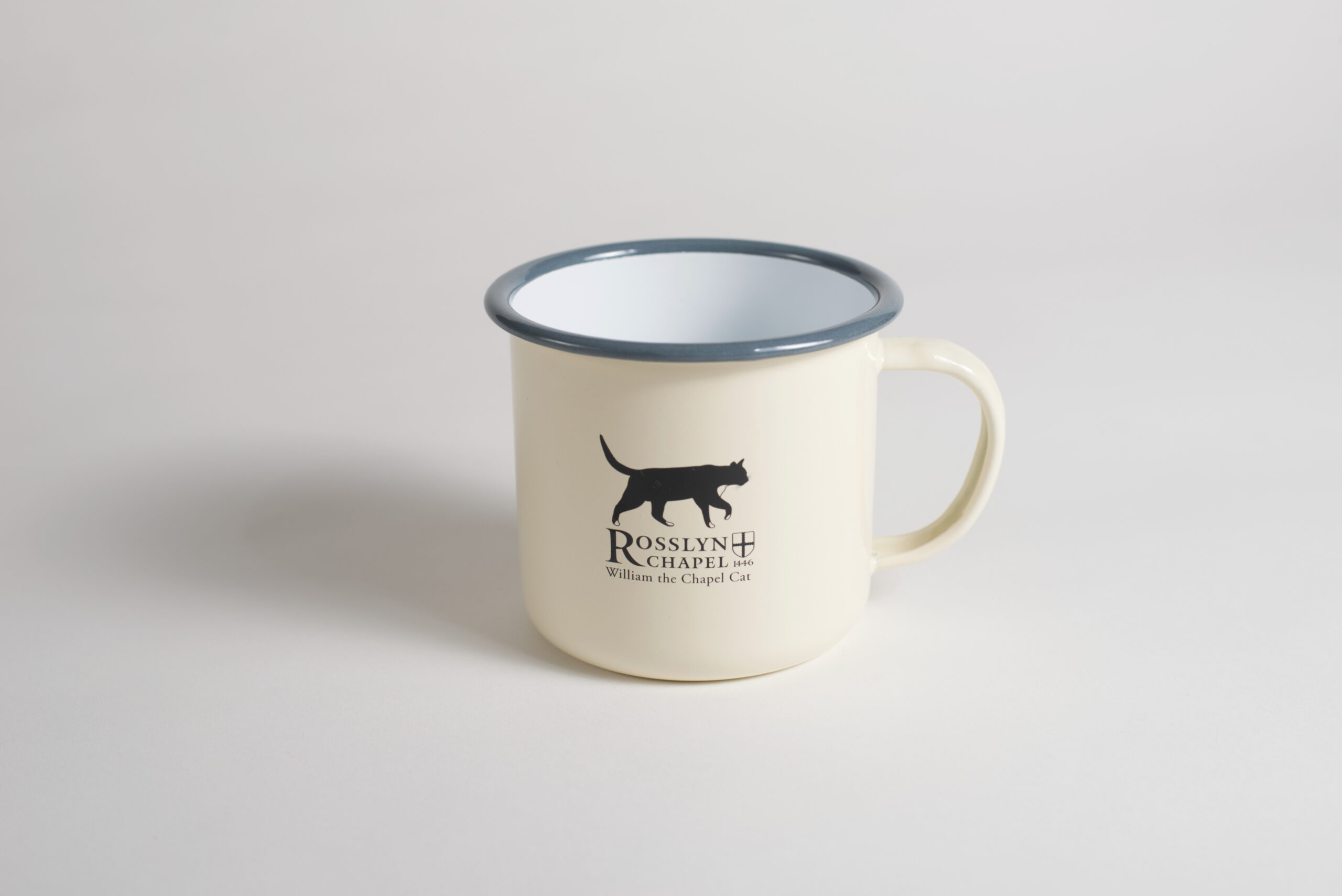 William the Chapel Cat Enamel Mug