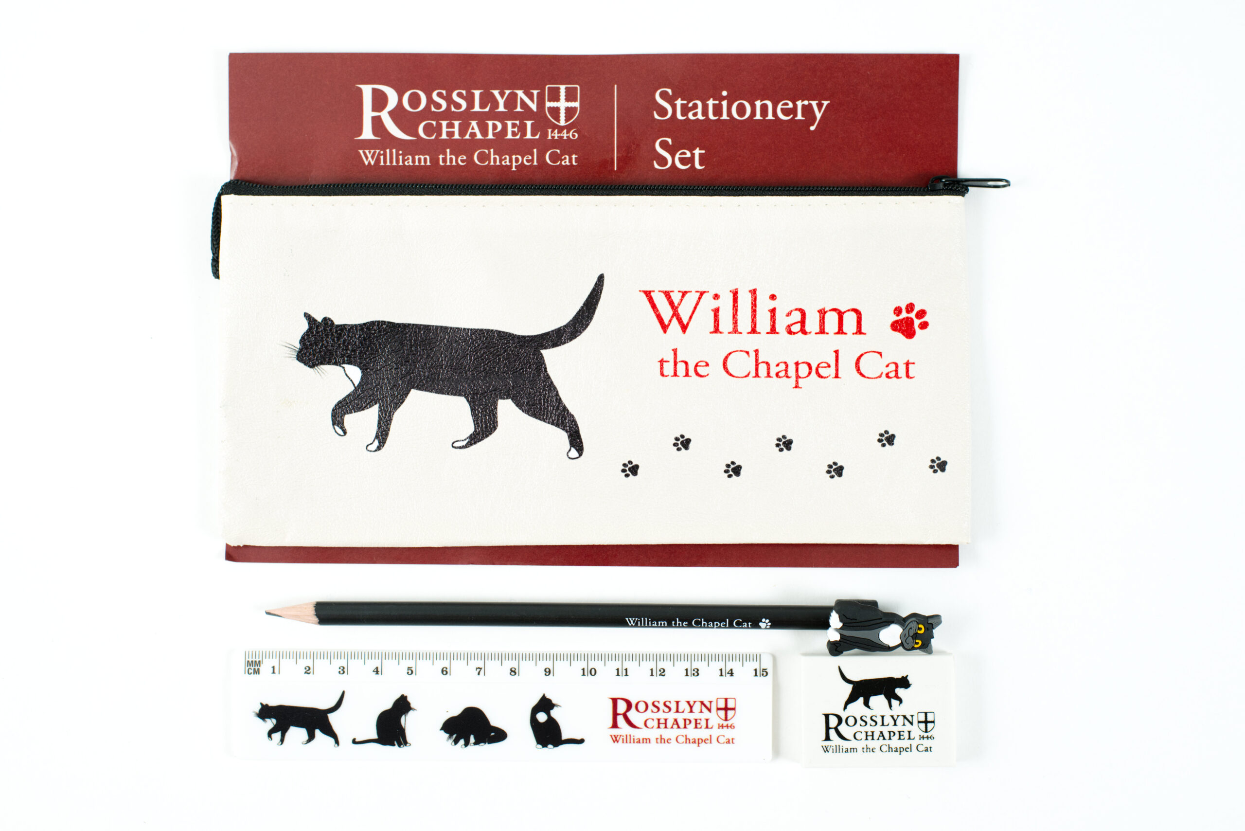 William the Chapel Cat Stationery Set