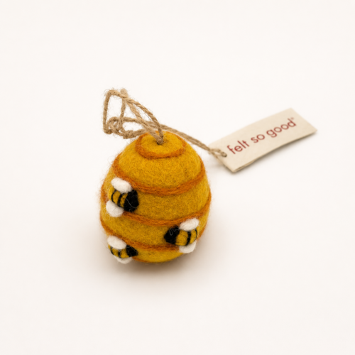 Felt Beehive Decoration