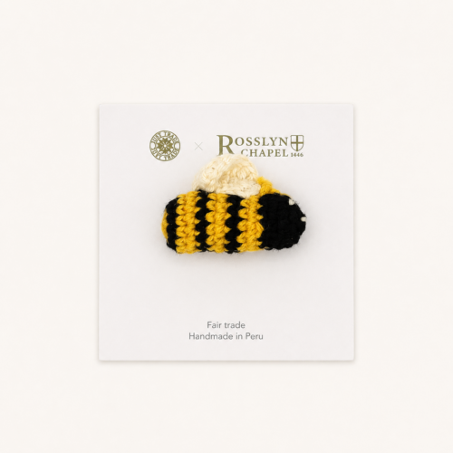 Crochet Bee Brooch