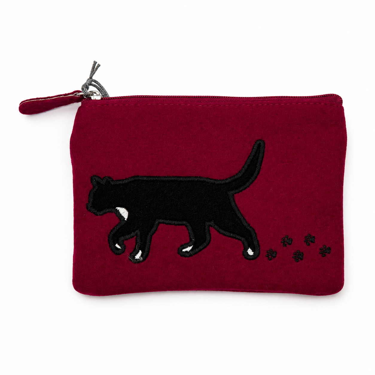 William the Chapel Cat Felt Purse