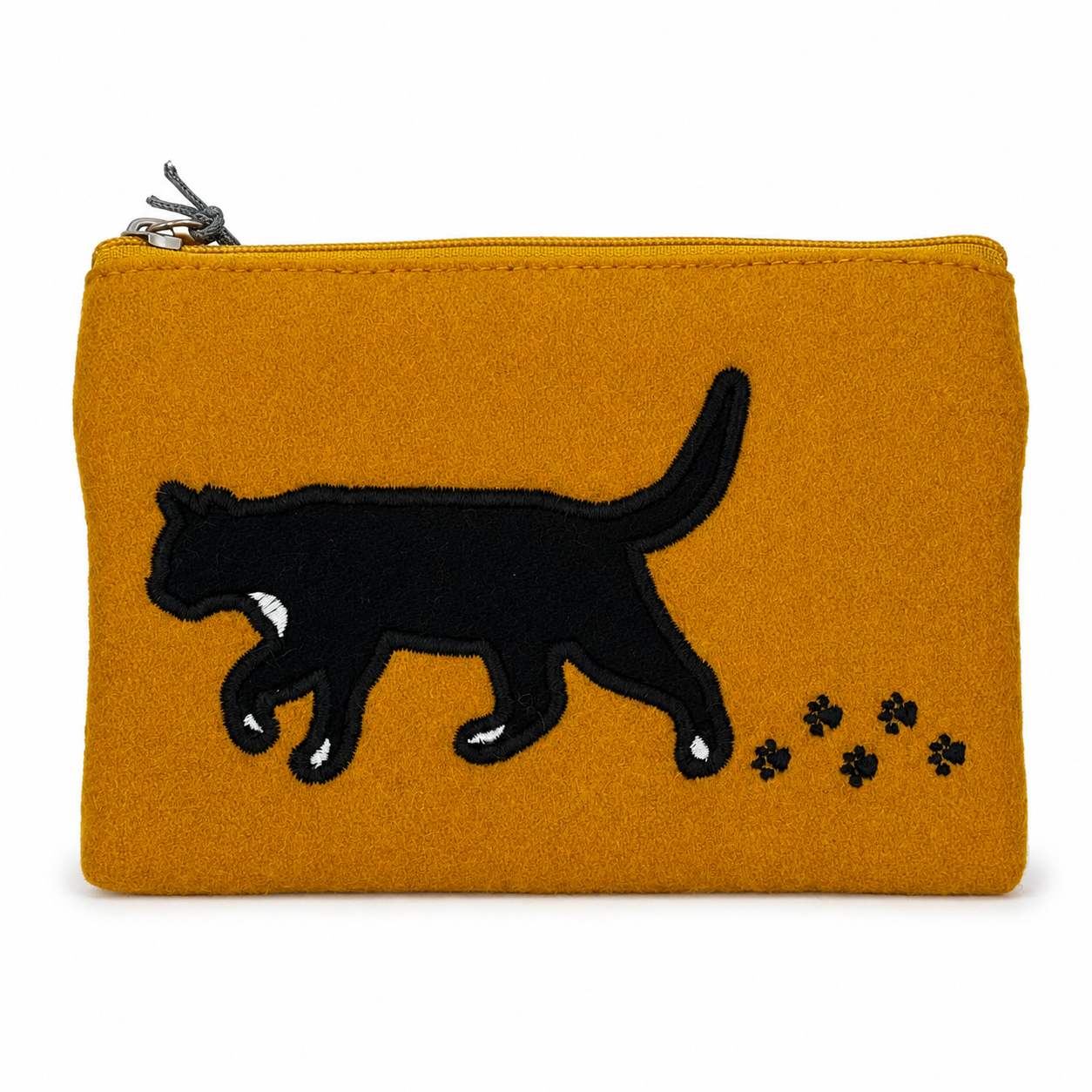 William the Chapel Cat Felt Purse
