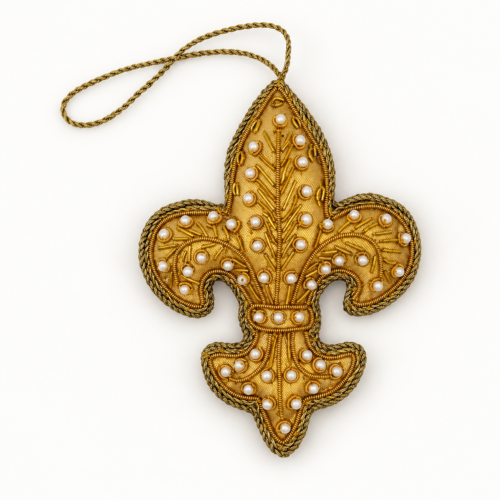 Gold Fleur-de-Lys Decoration